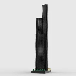 Columbia Center at 1/650th Scale