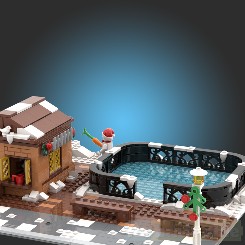 Lego Modular ice skating ring