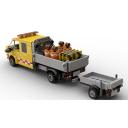 Medium Double Cab Flatbed Van - Escort