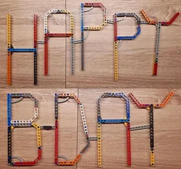 Happy Birthday Lettering