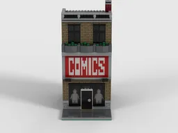 Modular Comicbook Store with interior