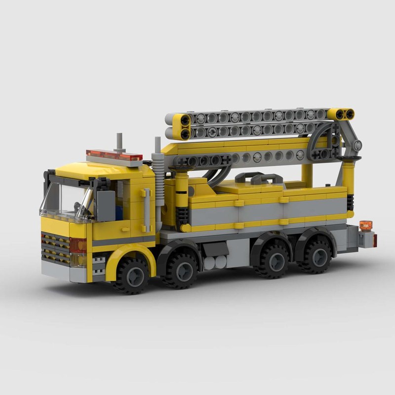 Lego City Cement Pumper Yellow