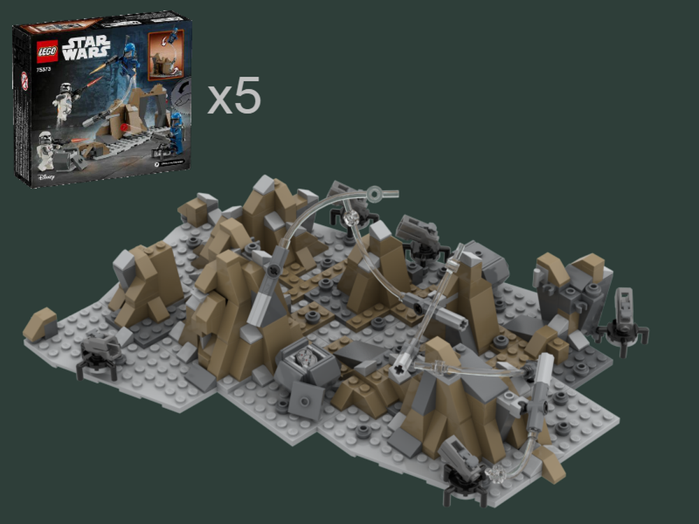 Lego Ambush On Mandalore Battle Pack x5 Alternate Build