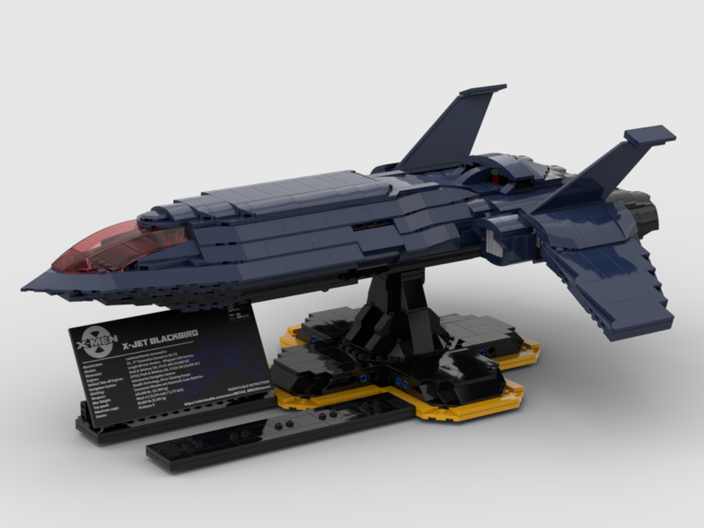 Lego X-JET / BLACKBIRD / X-MEN 97 MOC X - JET