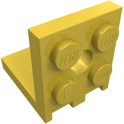 Bracket 2 x 2 - 2 x 2 / Yellow