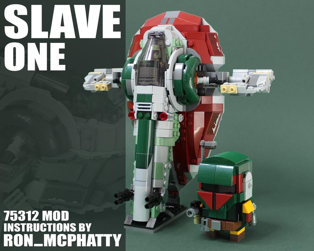 Lego Slave 1 (Boba Fett's Starship) set 75312 MOD