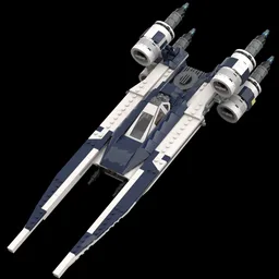 75399 U Wing Blue Squadron Color Mod