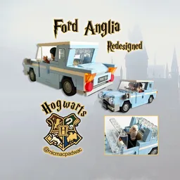 Flying Ford Anglia redesign