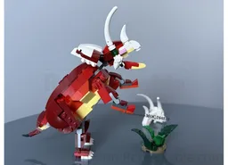 31379 Triceratops sp. (solid, minifig scale)