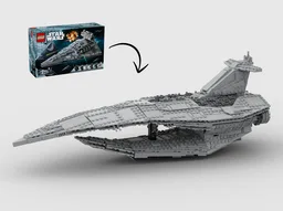 Leviathan Interdictor-Class Cruiser Alternate Build Using Set 75394