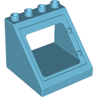 Lego Duplo Roof Section 4 x 4 x 3 with Window