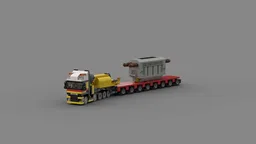 DAF XF Super Space Cab 10x4 Heavy transport with transformer