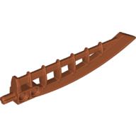 Lego Large Figure Weapon Blade, Air Katana / Dark Orange