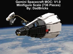 NASA Gemini Minifigure-Scale MOC