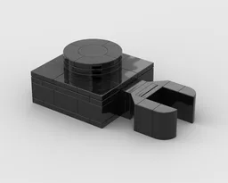 Upscaled 1x1 plate with clip