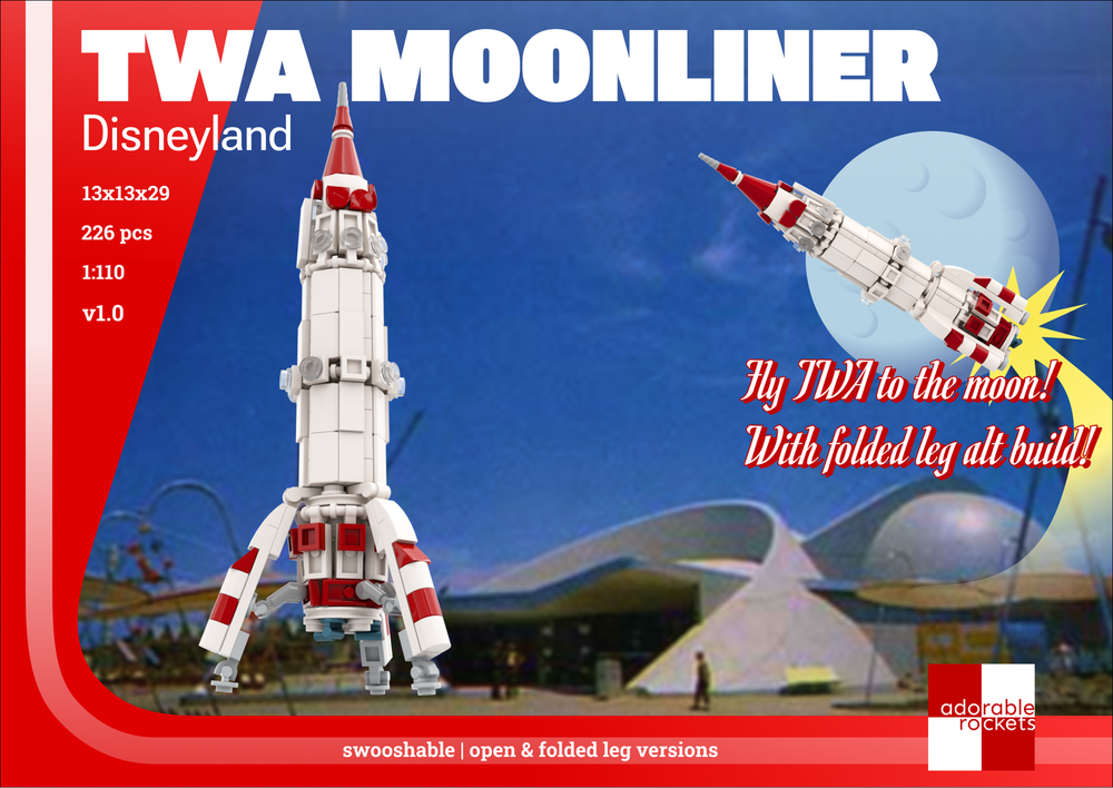 Lego Disneyland TWA Moonliner