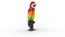 11011 small Rainbow parrot
