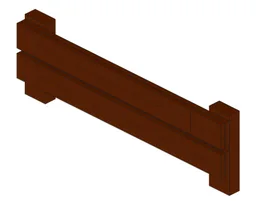 Retro LEGO Wooden Fence