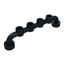 Bar 1 x 6 [Open Studs] / Black