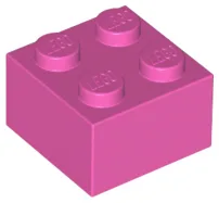 Brick 2 x 2 / Dark Pink