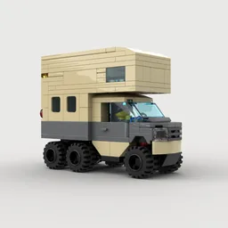 Little 6-wheeled Overland Camper