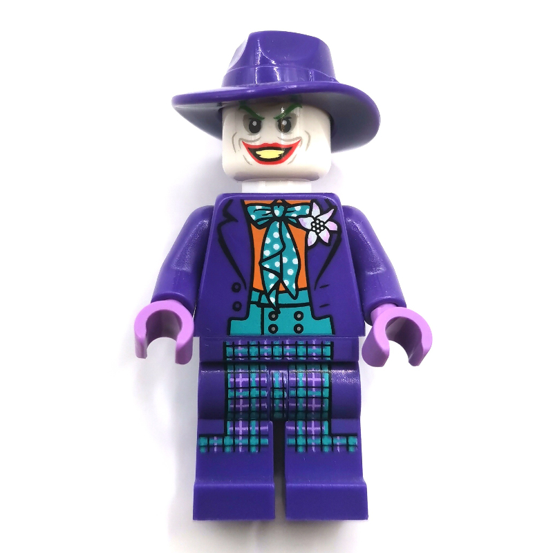 Lego The Joker with Dark Turquoise Vest and Neckerchief Tied in a Bow
