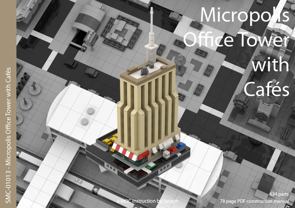 Lego Micropolis Office Tower with Cafés