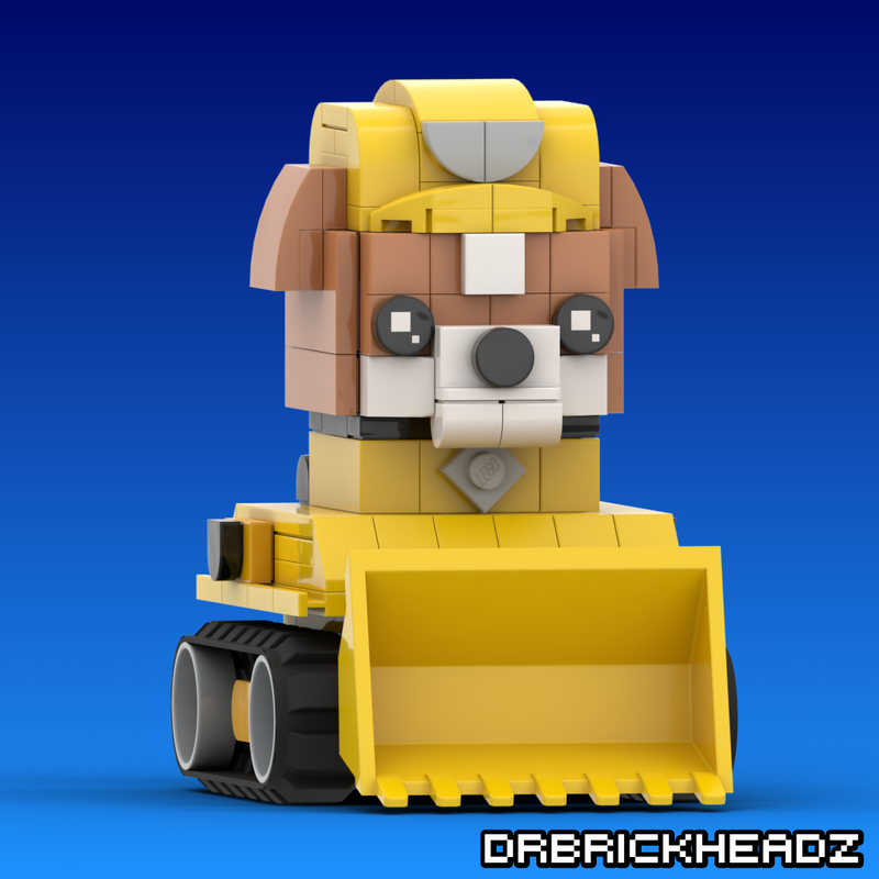 Lego Rubble (Paw Patrol) Brickheadz