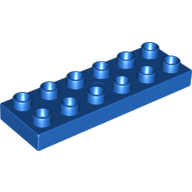 Lego Duplo Plate 2 x 6 / Blue