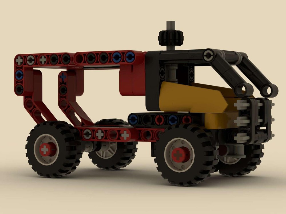 Lego Dakar rally truck with HOG steering