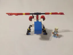 Helicopter with Engine