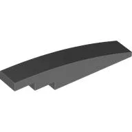 Brick Curved 1 x 6 / Dark Bluish Gray