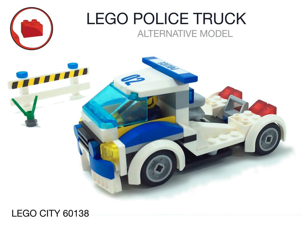 Lego City Police Racing Truck - 60138 set - Alternative build