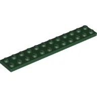 Plate 2 x 12 / Dark Green