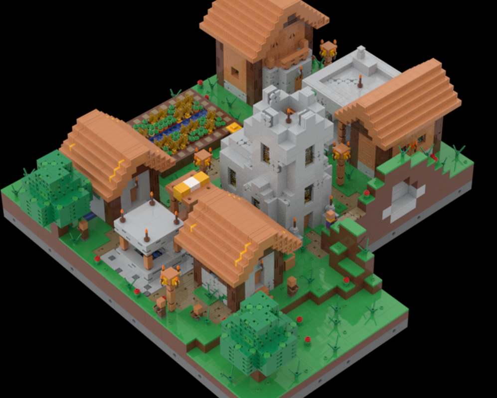 Lego UCS Minifigure-scale Village