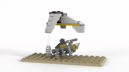 Mini Republic Dropship and mini AT-TE
