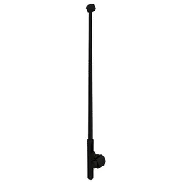 Equipment Fishing Rod 12L, Vertical Line Hole / Black