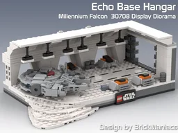 Hoth Hangar Diorama for 30708 Millenium-Falcon