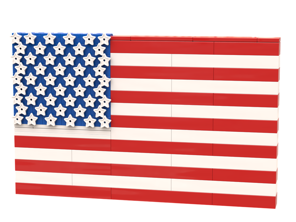 Lego American Flag