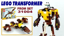 Transformer using Creator Set 31004: Furious Flyer