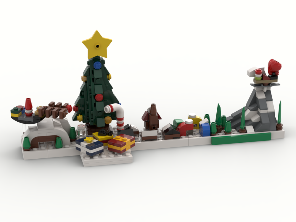 Lego Christmas Skyline