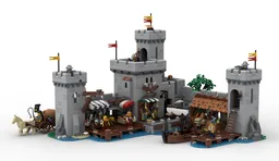 Port of the Lion Knights (Medieval Seaside Market Mod V2)