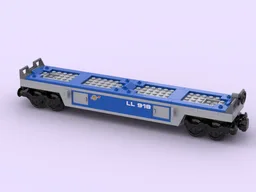 Classic Space Style Container Flat Car