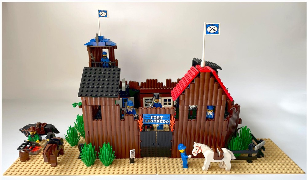 Lego Fort Wallace from Red Dead Redemption 2