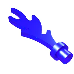 Wave / Flame Rounded with Base Rim / Trans-Purple