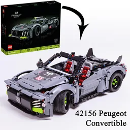 Peugeot Convertible (42156 Peugeot 9X8 Le Mans Hybrid Hypercar c-model)