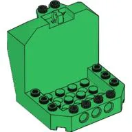 Cockpit 6 x 6 x 5 with Hinge / Green