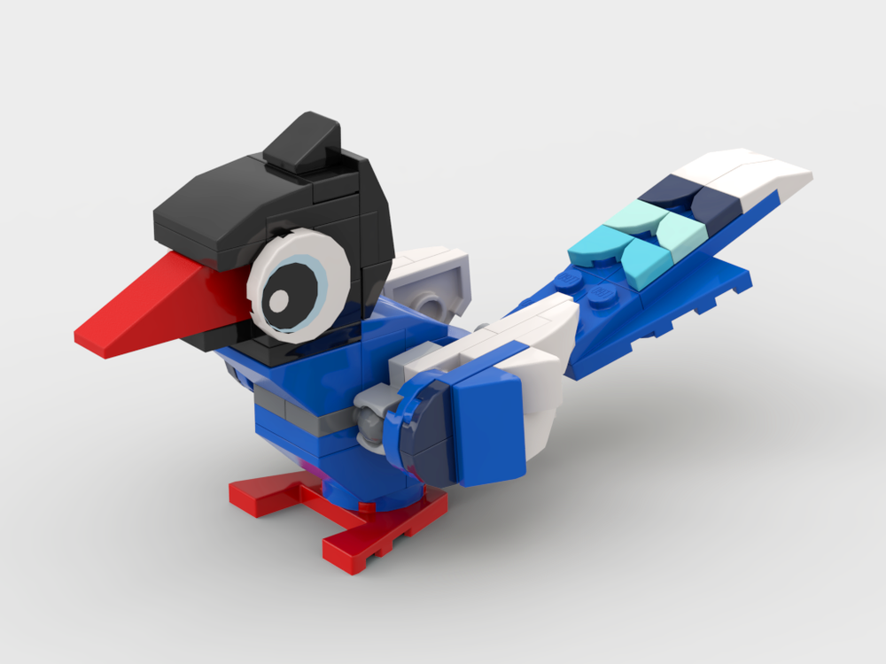 Lego Bird - Taiwan Blue Magpie