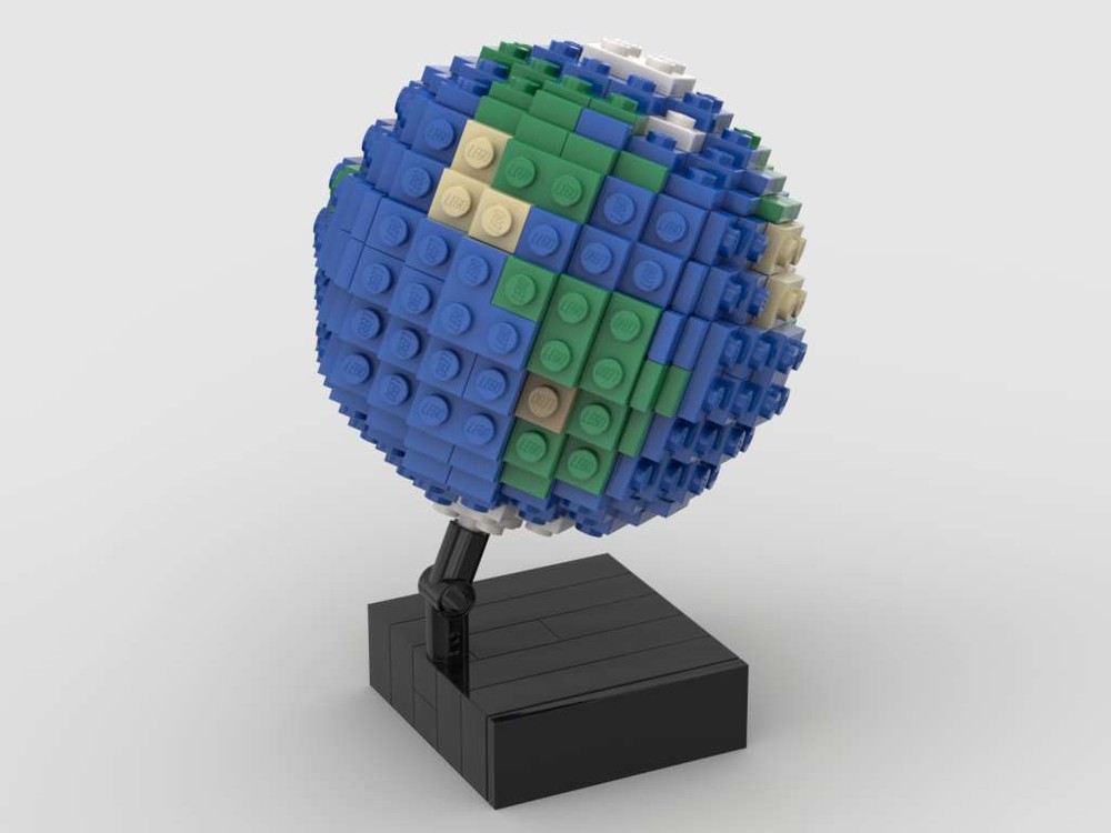 Lego Earth globe