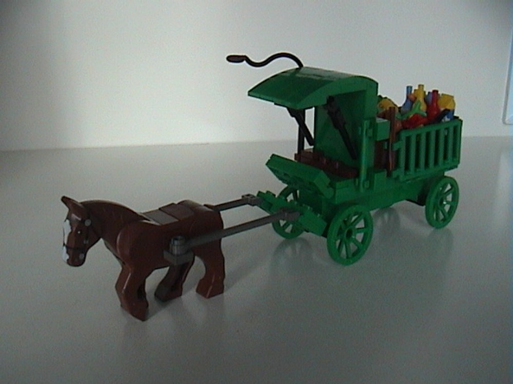 Lego Horse Drawn Delivery Carriage